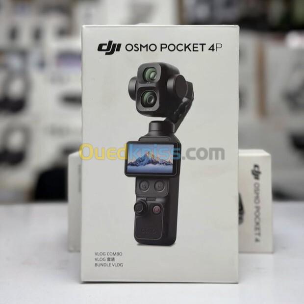 DJI OSMO POCKET 4P VLOG COMBO - CAMÉRA VLOG 4K - DOUBLE CAMÉRA - STABILISATION 3 AXES - ÉCRAN TACTILE - WIFI 6 - BLUETOOTH - NOIR