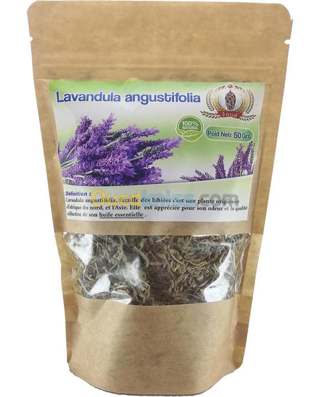  Plante Lavandula Angustifolia Sèche - Local - Sac 50 Gr 
