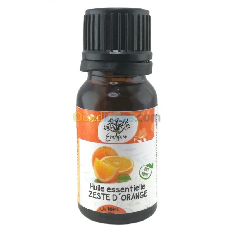  Huile Essentielle de Zest d'Orange Pure et 100% naturel Sans Additifs 10ml