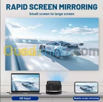 Mini Datashow Projecteur 4K 650 ANSI Android 11 WiFi 6 Bleutooth data show Autofocus ضمان 06 أشهر 4