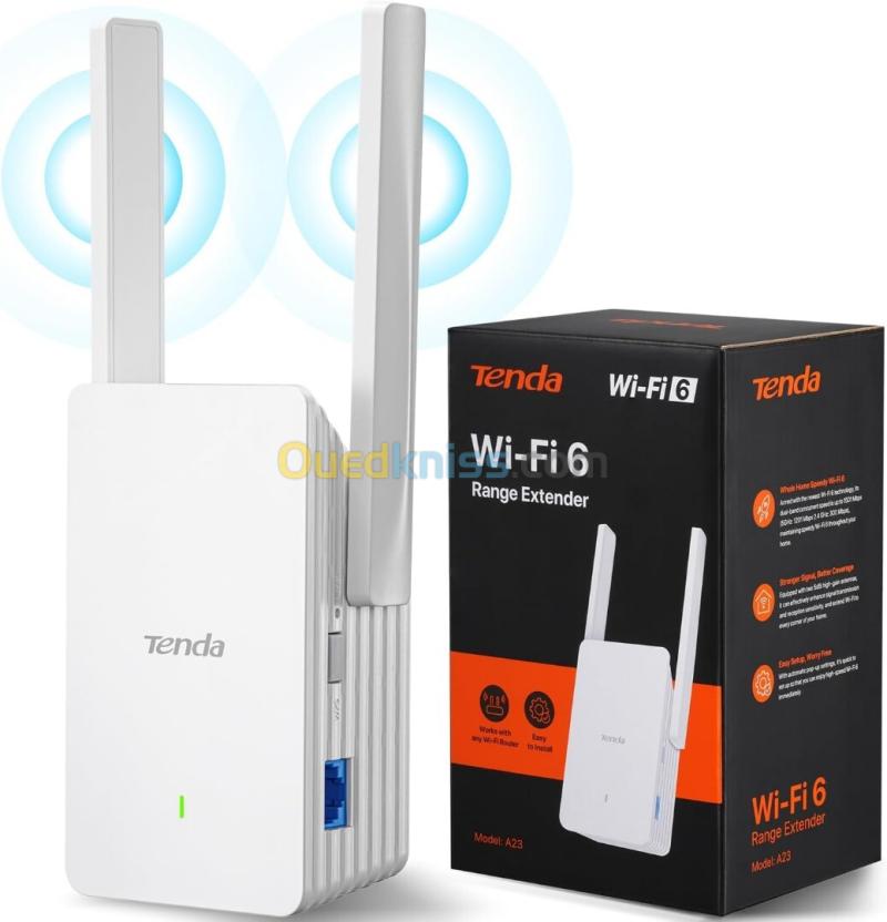 RANGE EXTENDER TENDA A23 AX1500 DUAL BAND WI-FI 6 2