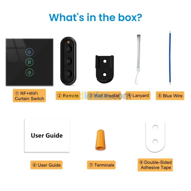 interrupteur smart tuya wifi pour volet roulant 3