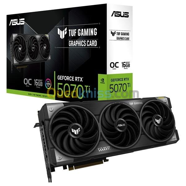 Carte Graphique ASUS TUF Gaming GeForce RTX 5070 Ti 16GB GDDR7 OC Edition