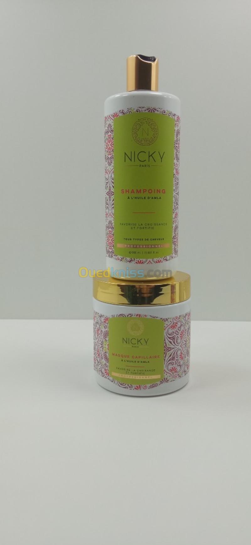 Pack Mini Shampoing NICKY PARIS à L'huile D'Argan + Pastèque - 50 Ml Chacun, Neuf Parfait Pour Voyage !