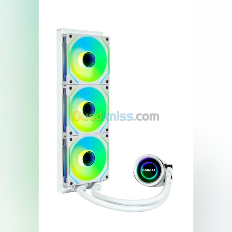 LIAN LI GALAHAD II TRINITY SL-INFINITY 360 - WATERCOOLING 360MM - ARGB - LCD - INTEL & AMD - WHITE 5