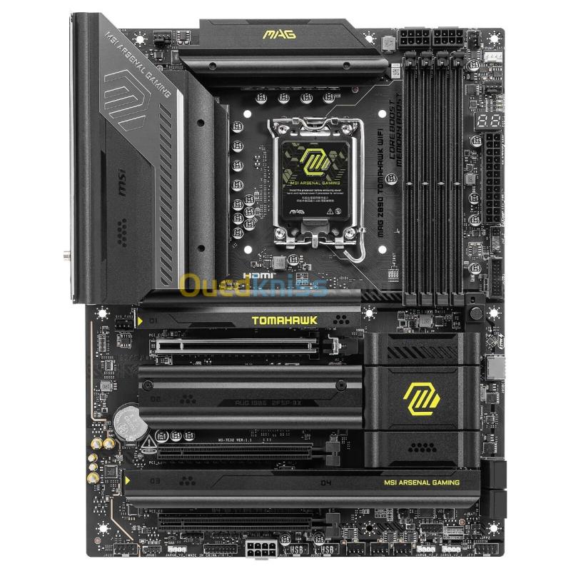 MSI Z890 GAMING PLUS WIFI - ATX SOCKET 1851 - Intel Z890 - 4X DDR5 - M.2 PCIE 5.0 - WI-FI 7 - LAN 5G 3