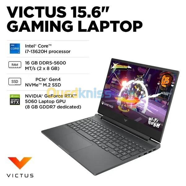 HP VICTUS 15-FA2787NR - CORE I7-13620H - 16 GO - 512 GO SSD - RÉTROÉCLAIRÉ - RTX 5060 8GO - GRIS 2