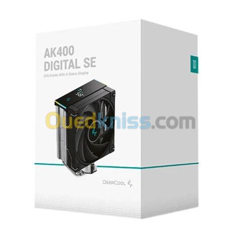 DEEPCOOL AK400 DIGITAL SE WH - AIRCOOLING ÉCRAN DIGITAL - ARGB - 120 MM PWM - 1850 RPM - INTEL & AMD - BLACK