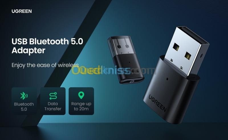  UGREEN Adaptateur Bluetooth , 5.0 USB, Sans Fil, Mini, Distance De Communication Maximale 20 M