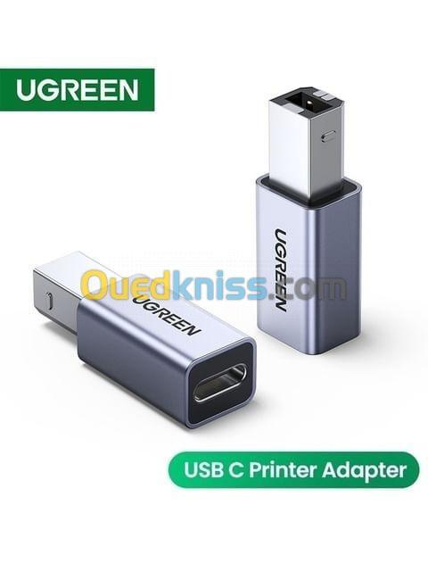  Ugreen USB 2.0 Printer Adapter USB C To USB