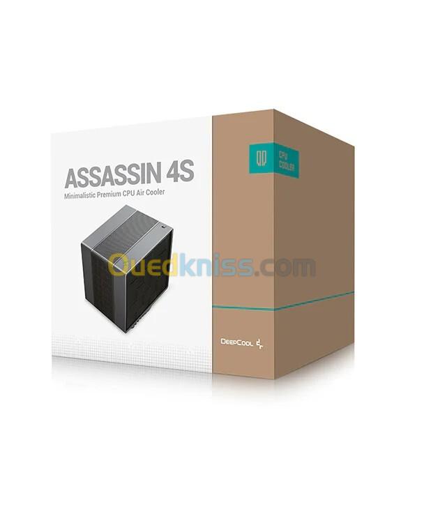 DEEPCOOL ASSASSIN 4S - AIRCOOLING 120MM - DOUBLE TOUR - HAUTE PERFORMANCE - INTEL & AMD - BLACK