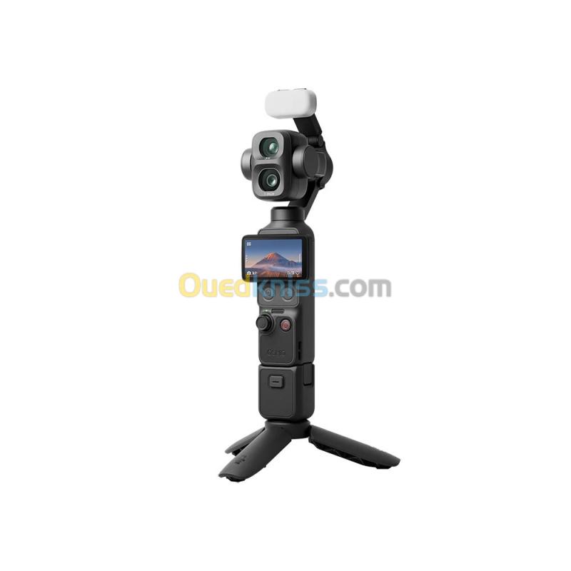 DJI OSMO POCKET 4P VLOG COMBO - CAMÉRA VLOG 4K - DOUBLE CAMÉRA - STABILISATION 3 AXES - ÉCRAN TACTILE - WIFI 6 - BLUETOOTH - NOIR 3