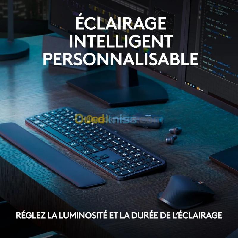 LOGITECH MX KEYS S - CLAVIER SANS FIL - RÉTRO-ÉCLAIRAGE - LOGITECH FLOW - WINDOWS ET MACOS - QWERTY 2