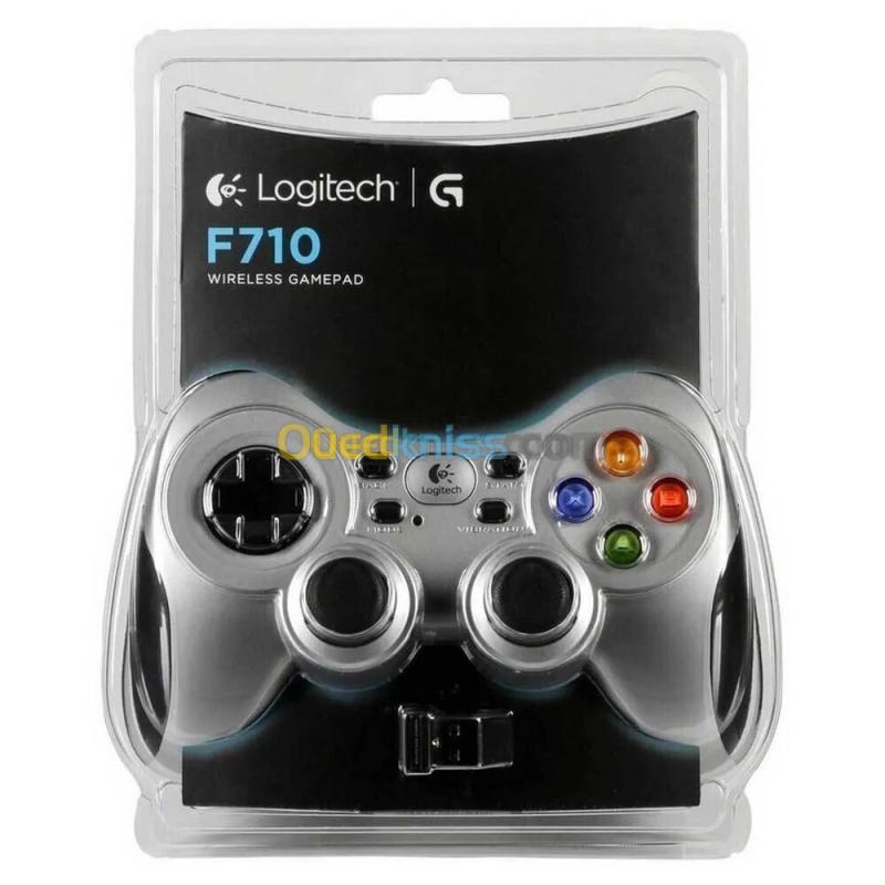 LOGITECH F710 - MANETTE DE JEU SANS FIL - GAMEPAD - VIBRATION - USB - PILES - RÉCEPTEUR SANS FIL - GRIS 2