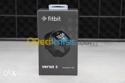  SmartWatch SmartWatch Fitbit Versa 3 Health & Fitness Smartwatch + GPS, 24/7 Fréquence Cardiaque, Alexa, Batterie +6 Jours, Black