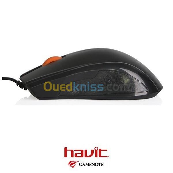 HAVIT MS689 - SOURIS FILAIRE USB - PRÉCISION OPTIQUE - DESIGN ERGONOMIQUE - COMPACTE - BLACK 3