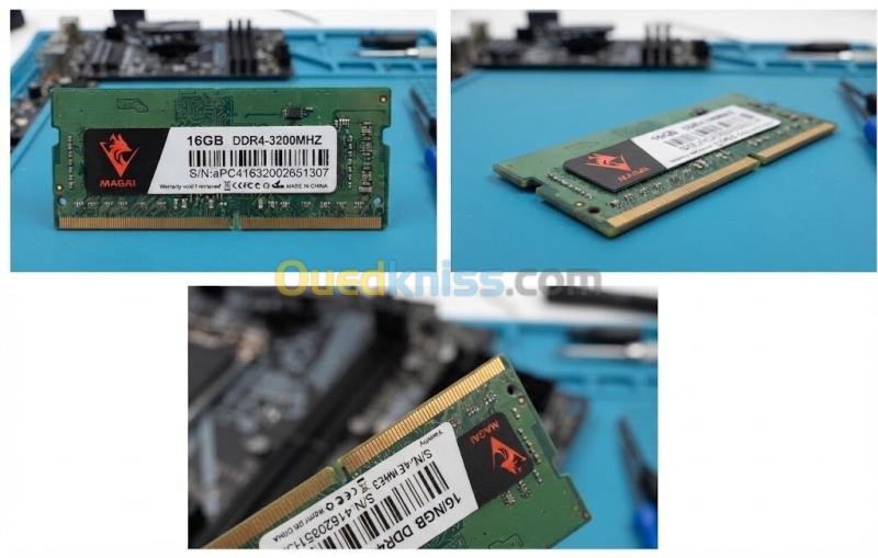 RAM MAGMA 16GB DDR4 3200MHZ - MÉMOIRE RAM - 16GB 1X16GB - DDR4 DIMM - PC4-25600 - BLACK 2