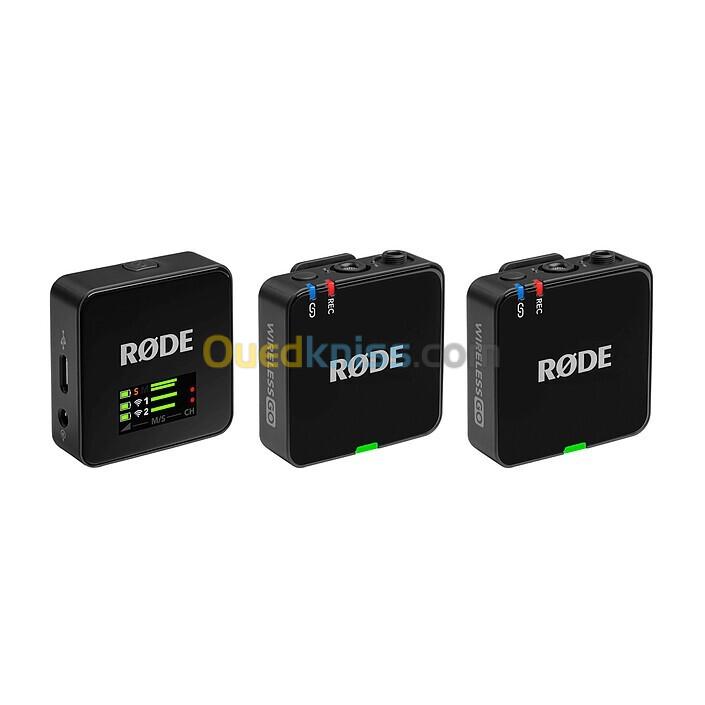 RODE WIRELESS GO (GEN 3) - SYSTÈME DE MICROPHONE SANS FIL - ULTRA COMPACT À DEUX CANAUX - 7 HEURES - 2,4 GHZ - BLACK 3
