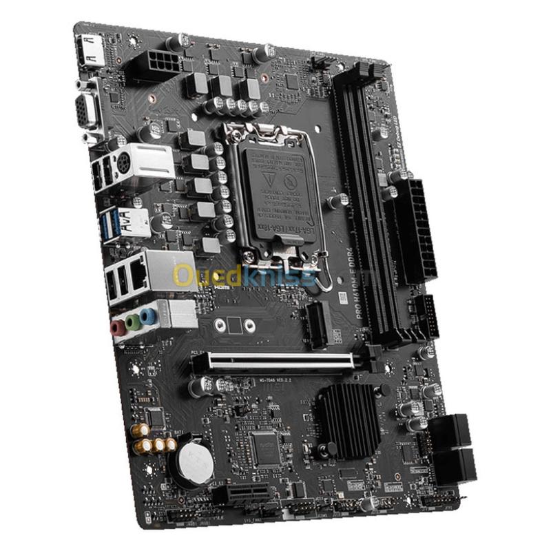 MSI PRO H610M-E DDR4 - Micro ATX Socket 1700 Intel H610 Express - 2x DDR4 - M.2 PCIe 3.0 3