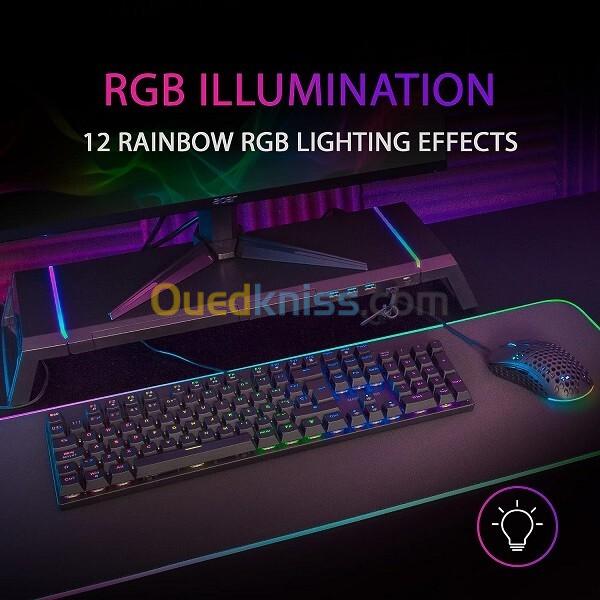 MARS GAMING MK422 - CLAVIER GAMING MÉCANIQUE - SWITCHS BLEUS - RGB CHROMA - FULL SIZE - BLACK 3
