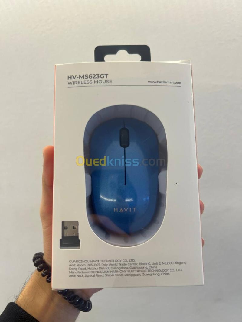 HAVIT HV-MS623GT BLUE - SOURIS SANS FIL - CONNEXION 2.4GHZ - PRÉCISION OPTIQUE - DESIGN ERGONOMIQUE - COMPACTE - BLUE 2