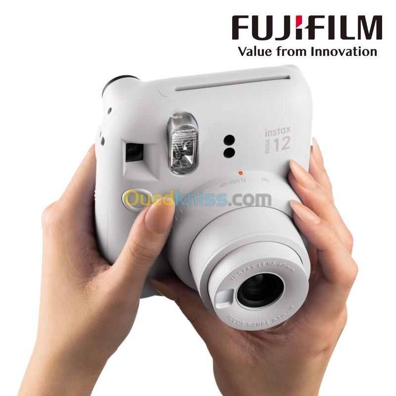 FUJIFILM INSTAX MINI 12 - INSTANT CAMERA - EXPOSITION AUTOMATIQUE - OBJECTIF INTÉGRÉ - BLANCH - BLUE 3
