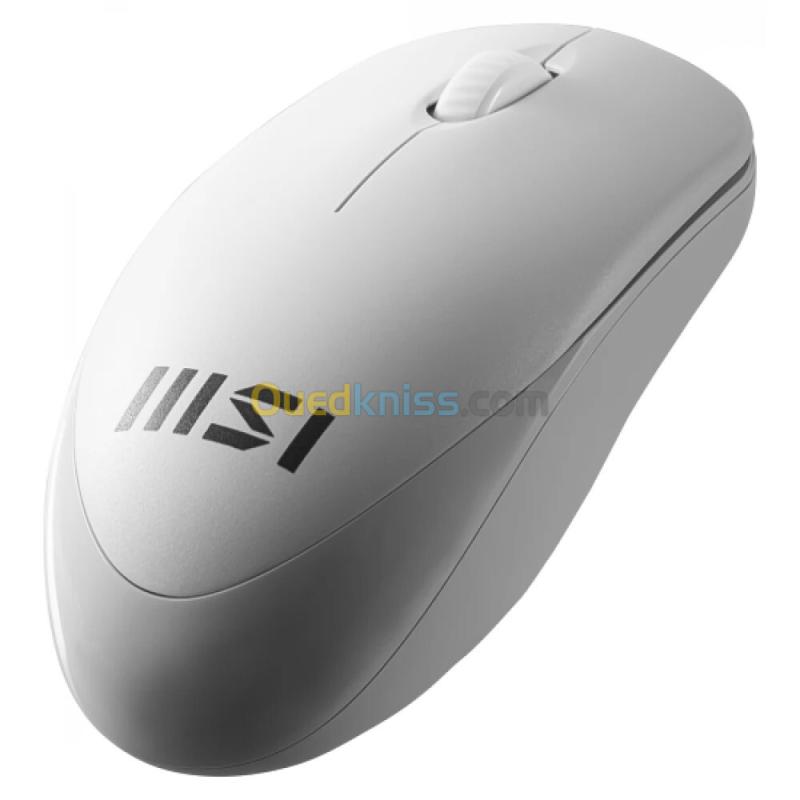 MSI COMBO CLAVIER + SOURIS SANS FIL - RF1430 - AZERTY - USB-A - 100% AVEC PAVÉ NUMÉRIQUE - WHITE 3