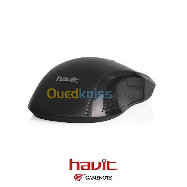 HAVIT MS689 - SOURIS FILAIRE USB - PRÉCISION OPTIQUE - DESIGN ERGONOMIQUE - COMPACTE - BLACK 4