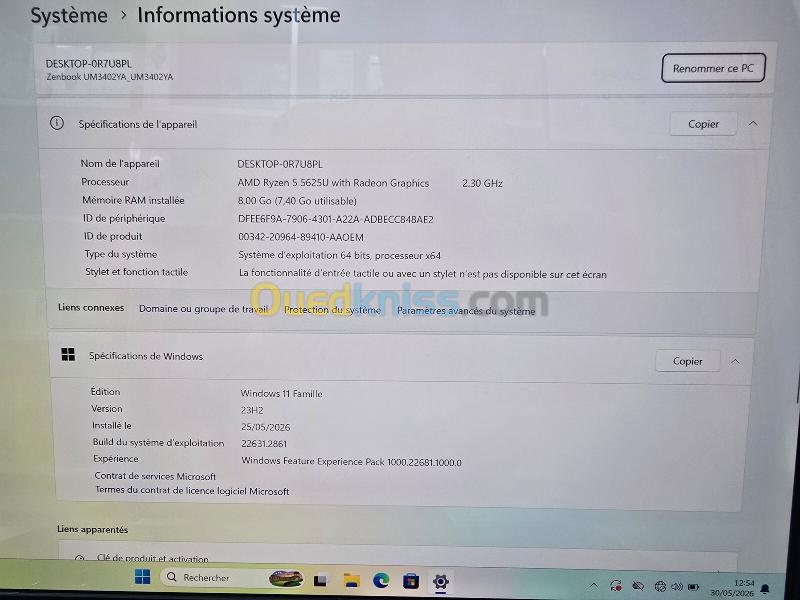 ASUS Zenbook 14 OLED UM3402YA Ryzen 5  90Hz 7
