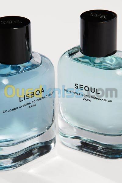  Zara coffret parfum "SEOUL 100 ML + LISBOA 100 ML"