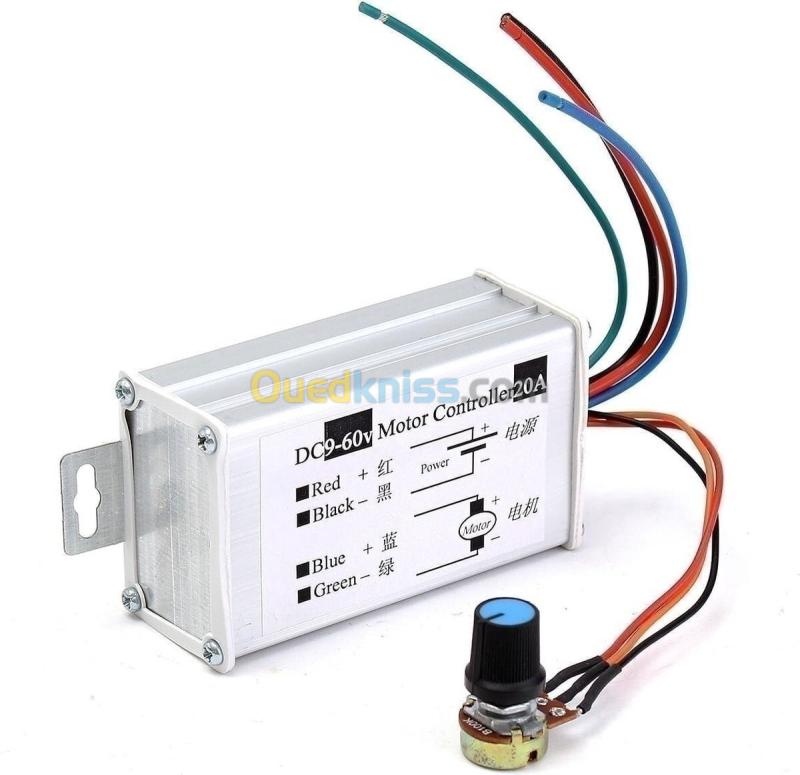 Arduino - PWM Controleur de vitesse pour moteur DC ( 9-60V / 20 A ) Avec interrupteur 4