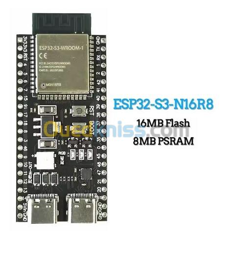 ESP32-S3 Wifi BT Module Development Board N16R8 44Pin Type-C 16MB Flash 8M 2