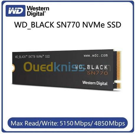 Disque Dur WD BLACK SN770 NVM SSD 2T