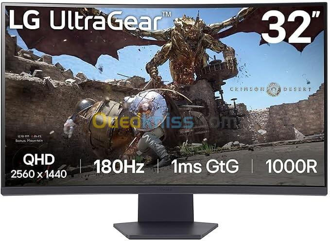 ULTRAGEAR 32GS60QC CURVED 32" 180HZ 2K 1MS