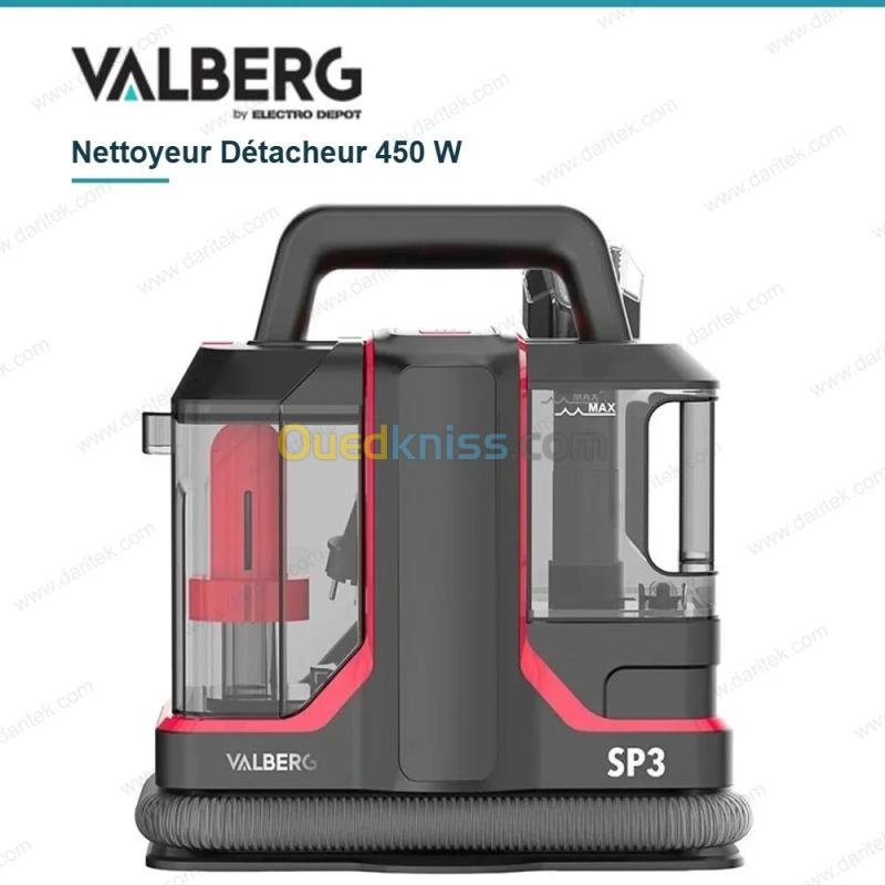 Nettoyeur Détacheur 450 W 2 Réservoirs Canapé Tapis Voiture Valberg SP3