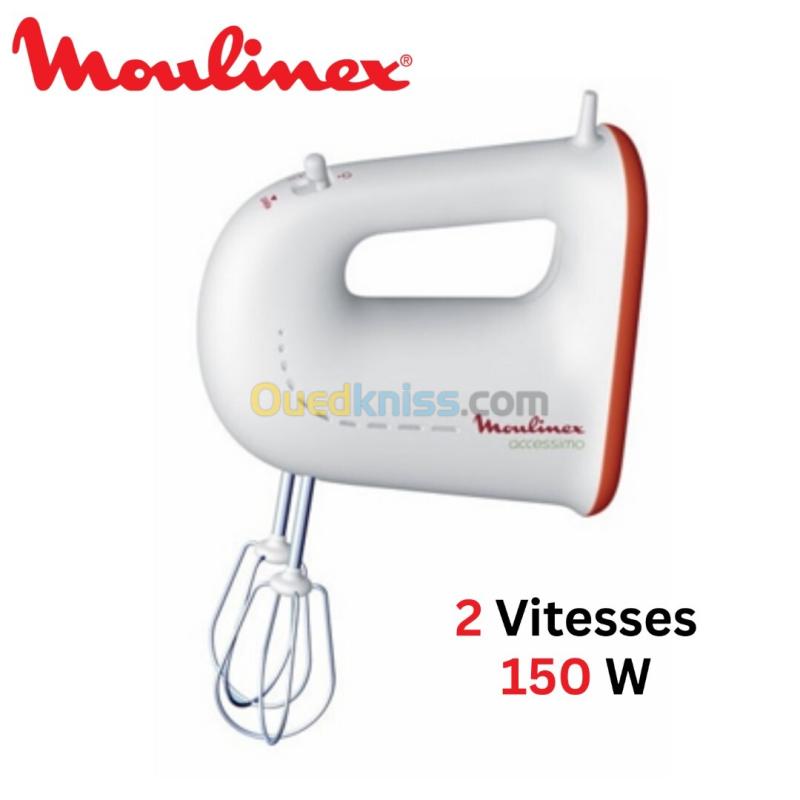 Batteur Electrique Moulinex accessimo 150W 2 Vitesses - باتور خلاط كهربائي