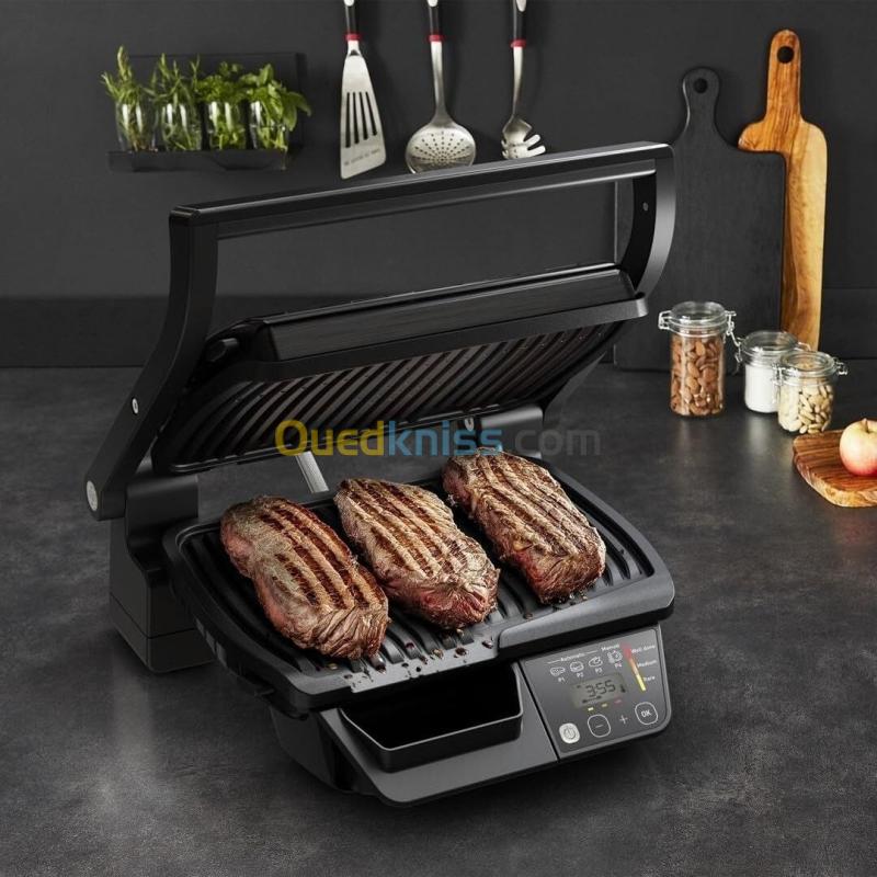 Panineuse et Grill TEFAL Électrique 2000W avec 6 Programmes - OptiGrill Intelligent Grill 2