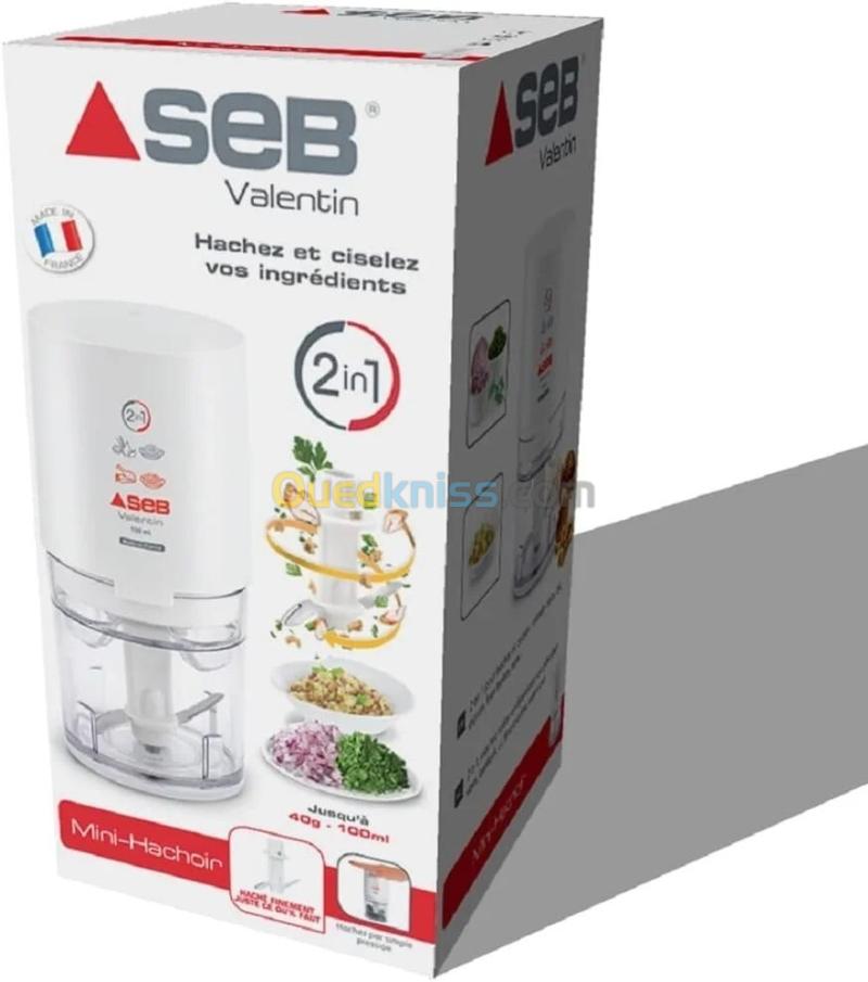 Mini Hachoir 2 en 1 50 g Fabriqué en France SEB VALENTIN 855306 8