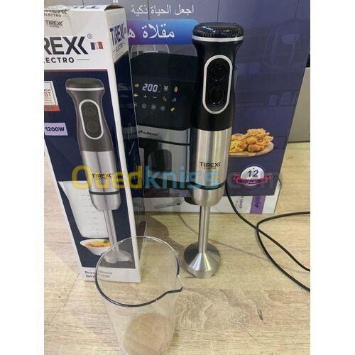Bras Mixeur Plongeant En Inox TIREXX - 1200 W 2 Vitesses Avec Tasse -  خلاط يدوي كهربائي 2