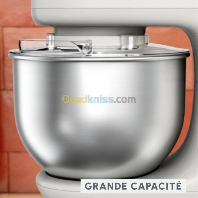 Robot Pétrin Pâtissier 800 W Bol Inox 4,8 L 6 Vitesses Moulinex QA160110 5