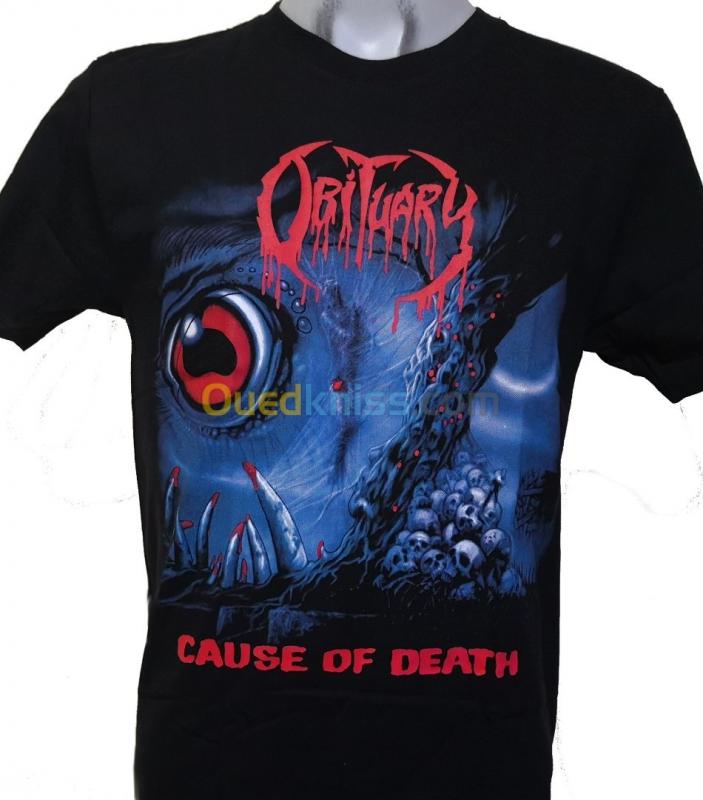  Obituary t-shirt Cause of Death size S