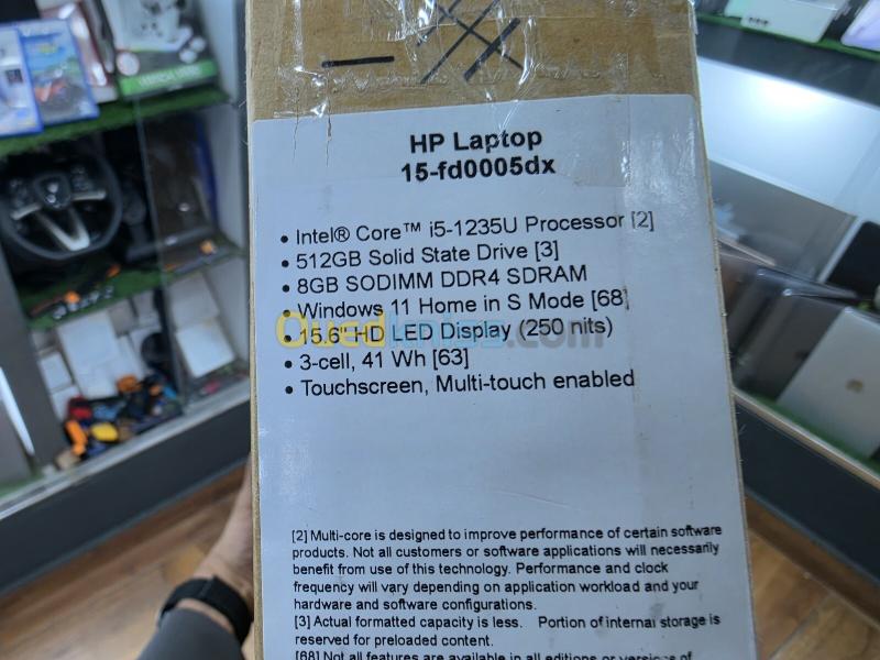 HP Laptop 15" Écran Tactile i5 12th 8GB 512GB Neuf 4