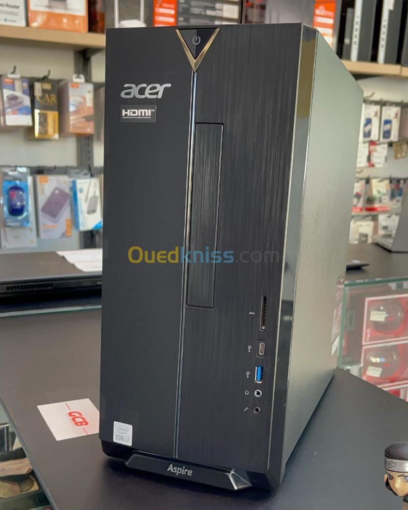 UC  ACER ASPIRE TC-895 Intel Core i7-10700 16 Mo de cache, jusqu'à 4,80 GHz 16GB 256GB SSD 1TB HDD 4