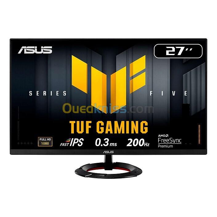 Moniteur gaming asus VG279Q5 - 27 pouces, Full HD (1920 x 1080) 200 Hz, Fast IPS, ELMB 0,3 ms  haut-parleurs stéréo, DisplayWidget Center, AI Visual 2