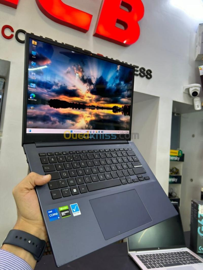 ASUS VIVOBOOK  i5-11300H RAM 8GB 512GB SSD 14" 2880*1800P 2.8K OLED  NVIDIA GeForce GTX 1650 MAX Q