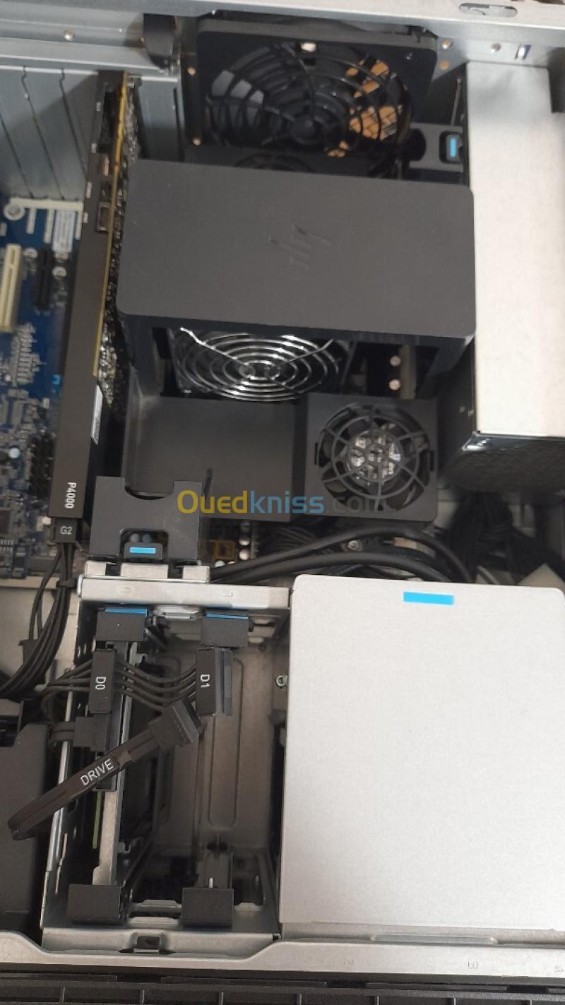 Station de travail HP Z4 G4 1x i7-7800X 32 Go RAM 500Go SSD  Quadro P4000 8gb 5