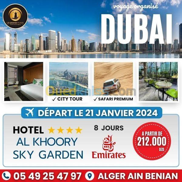  Voyage organise Dubaï 2024 + safari inclus 