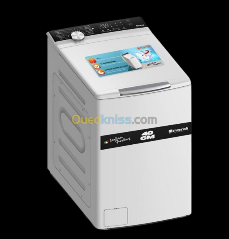 promo machine a laver nardi inverter top 8kg 1300tr/min européenne 2