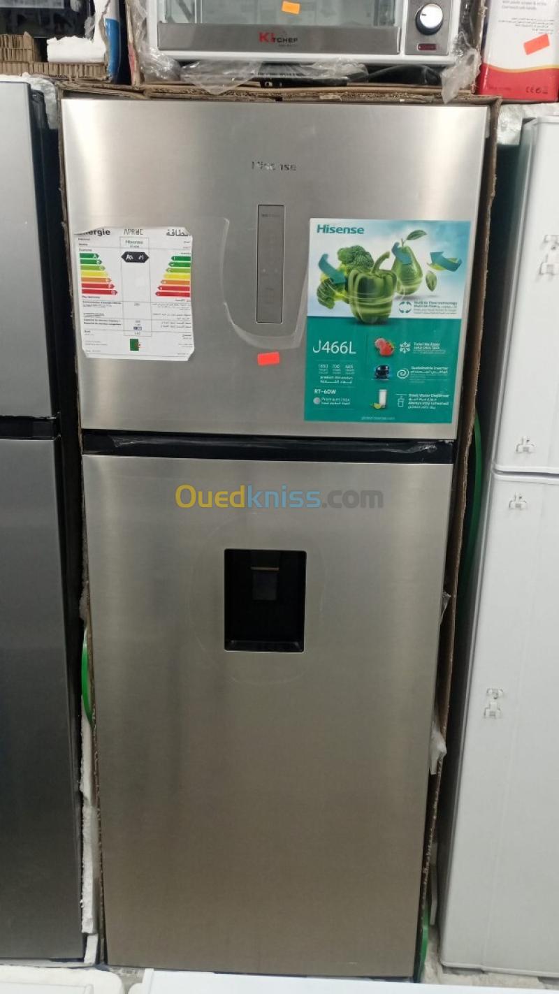 SUPER PROMO Réfrigérateur HISENSE RT-60W-INOX 466L NET /600L BRUT 4