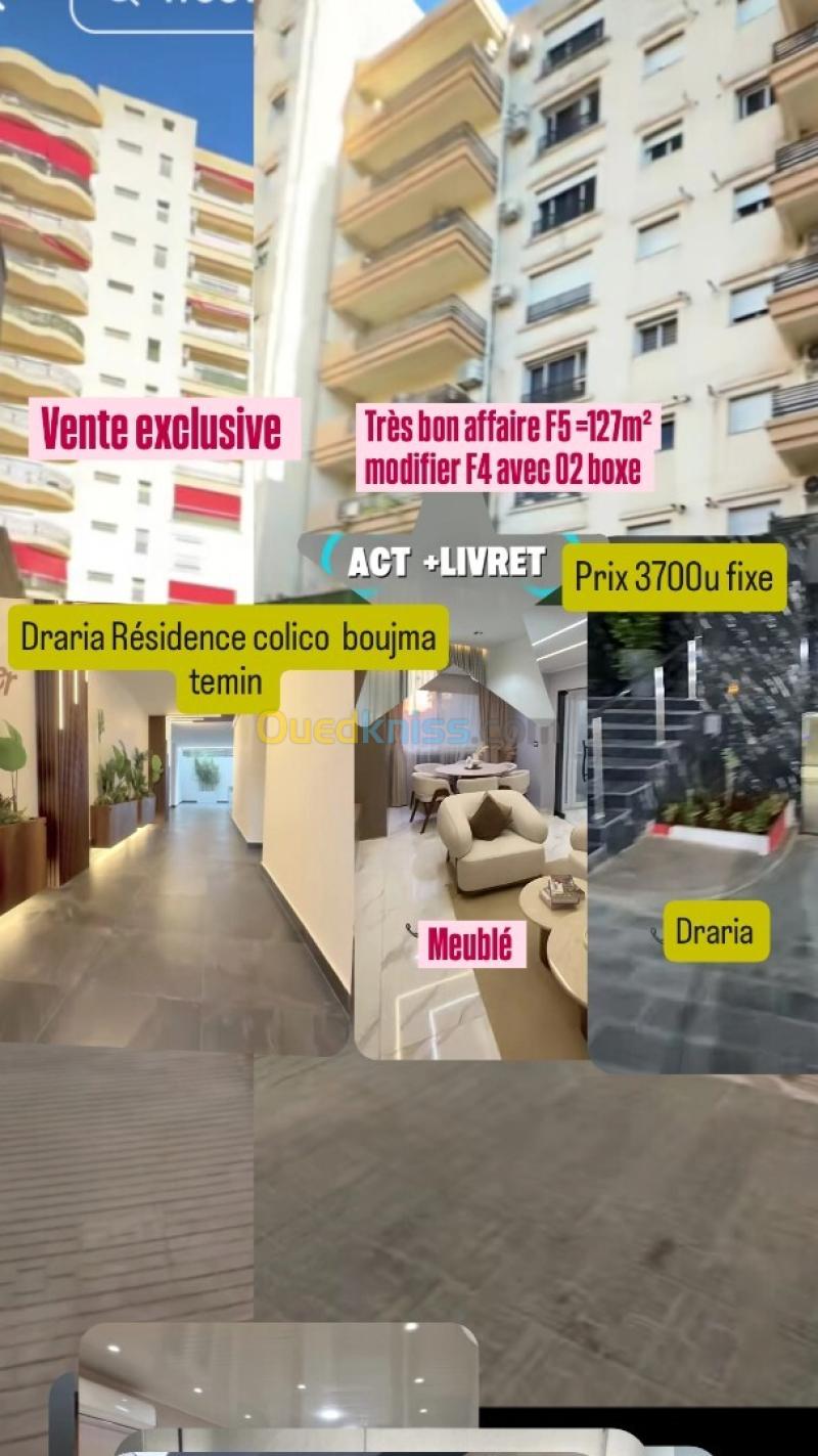 Vente Appartement F4 Alger Draria 2